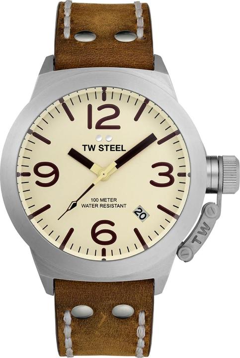 TW-Steel CS100 Canteen Herrenuhr 45mm 10ATM (Analoguhr, 45 mm)