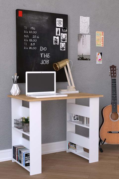 Produktbild VCM Holz Schreibtisch Computertisch Arbeitstisch Bürotisch Büro Tisch Efilo (90 x 56 x 74 cm)