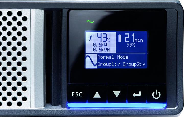 Immagine prodotto Eaton 5PX 1500I RT2U Netpack G2, incl. adattatore SNMP/Web (2200 VA, 1500 W, Interattivo linea UPS)