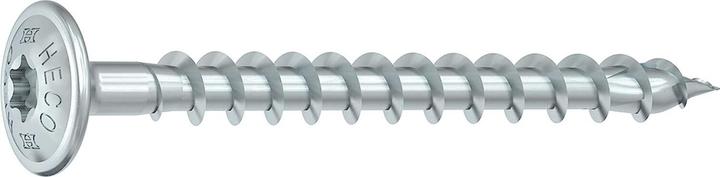 Actual product image Heco TOPIX-plus 10.0 x 160, connector set, disc head, T-Drive, VG, A2K (50 Screws per piece)