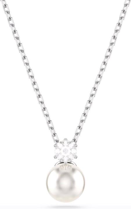 Actual product image Swarovski Matrix necklace crystal bead round cut white (Swarovski Metal)
