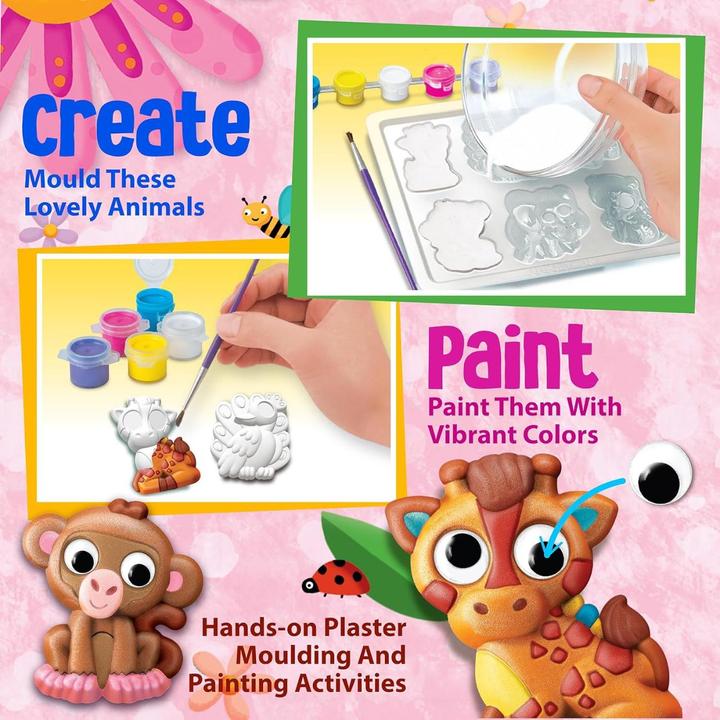 Produktbild 4M Googly Eyes-Tiere formen und malen