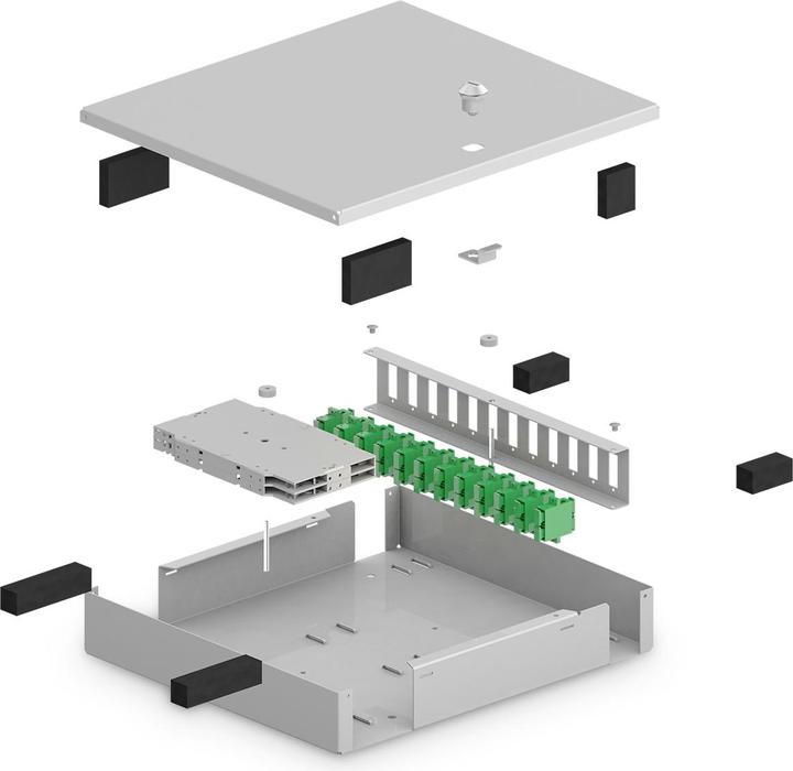 Actual product image Digitus Fiber Optic Unibox for wall mounting, medium
