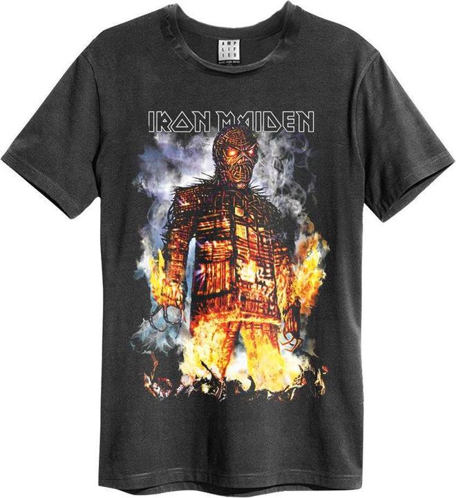 Actual product image Amplified Unisex Adult The Wicker Man Iron Maiden T-Shirt (M)