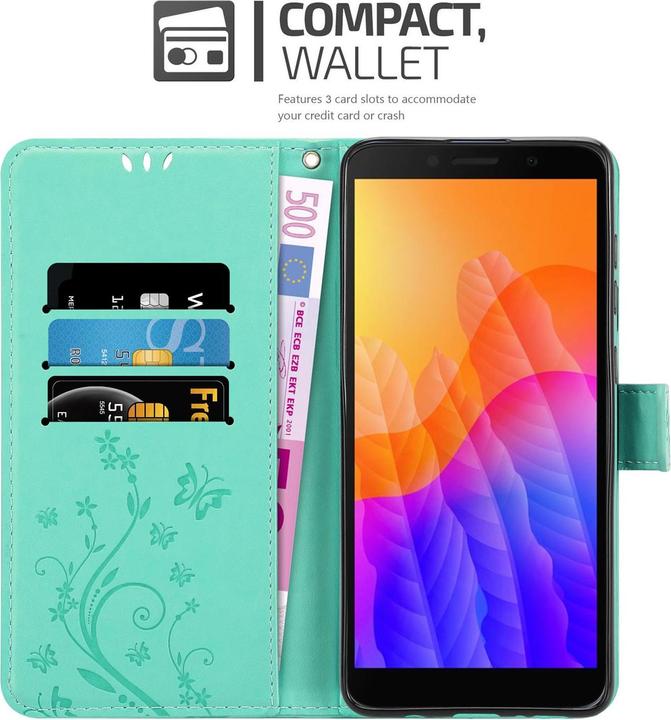 Image du produit Cadorabo Couverture du livre de fleurs (Huawei Y5p)