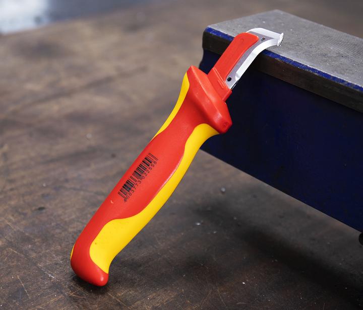 Produktbild Knipex Abmantelungsmessermit Gleitschuh 98 55 SB (3.80 cm)