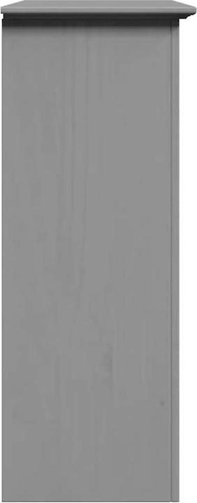 Image du produit VidaXL Armoire d'entrée BODO Gris 80x35x90 cm Meuble d'entrée Armoire de salon (80 x 35 x 90 cm)