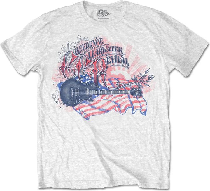 Creedence Clearwater Revival Guitar & Flag