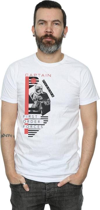 Actual product image Star Wars Mens The Last Jedi Captain Phasma T-Shirt (XL)
