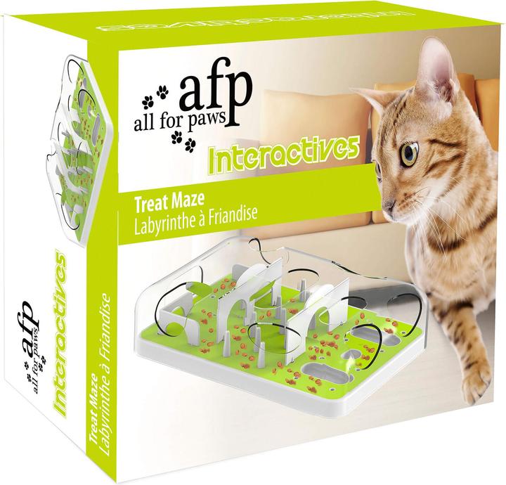 Actual product image All for Paws Puzzle Cat Feeder (Intelligence toy cat)