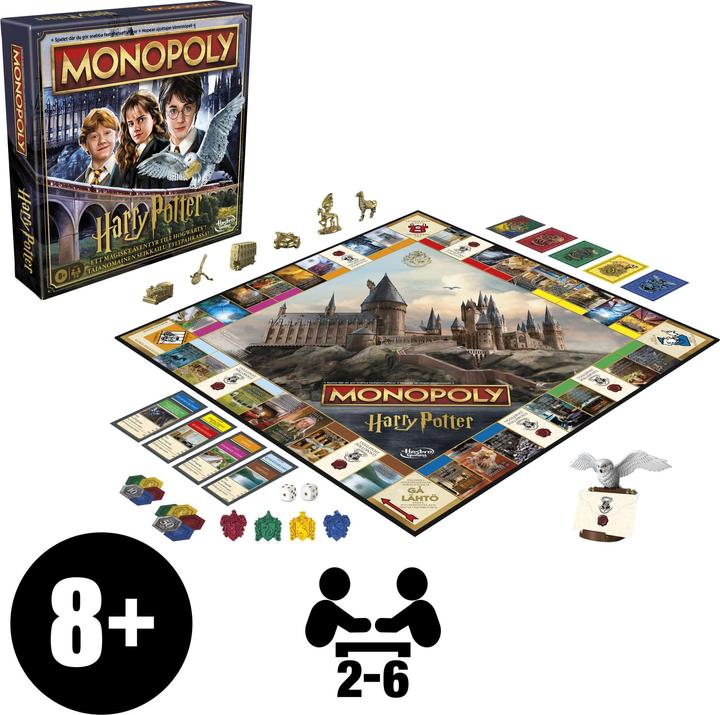 Produktbild Hasbro Gaming Monopoly Harry Potter (Schwedisch)