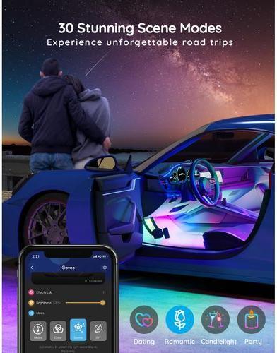 Actual product image Govee Car interior lighting
