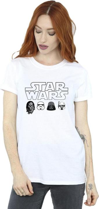 Image du produit Star Wars - T-shirt CHARACTER HEADS - Femme (3XL)