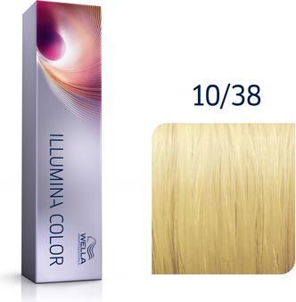 Image du produit Wella Illumina Color 10/38 Blond Très Très Clair Doré Perlé 60 ml (10/38)
