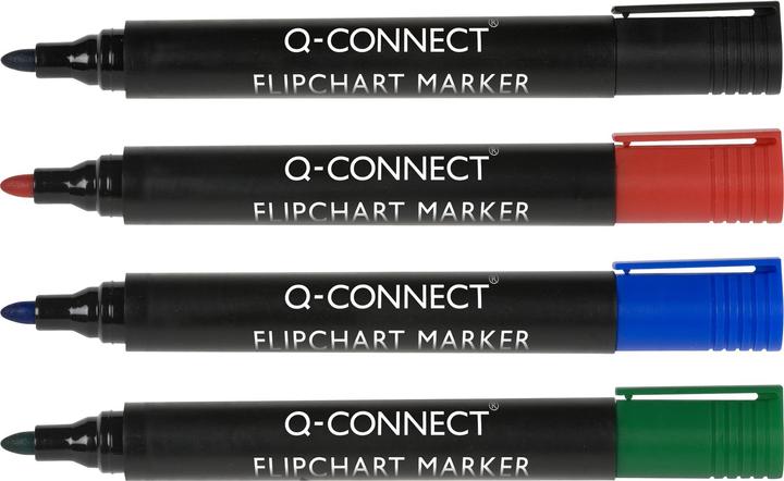 Actual product image Q-Connect Flipchart marker, round, blue (Blue, 3 mm, 1 x)