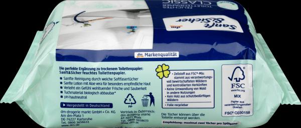 Immagine prodotto dm Sanft&Sicher Carta igienica umida Classic Sensitive (1 x)