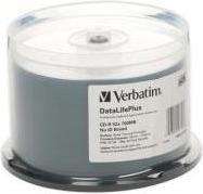 Actual product image Verbatim CD-R, 700MB, 52x, 50 wide thermal printable (50 x)