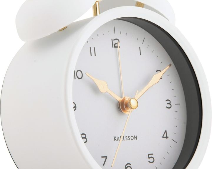 Immagine prodotto Karlsson Sveglia classica Twin Bell Bianco