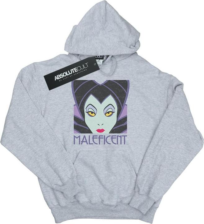 Image du produit Disney - Sweat à capuche MALEFICENT CROPPED HEAD - Fille (152, 158)