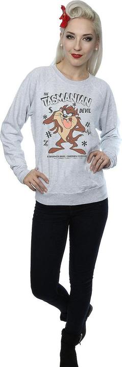 Actual product image Looney Tunes Womens/Ladies Tasmanian Devil Vintage Heather Sweatshirt (S)