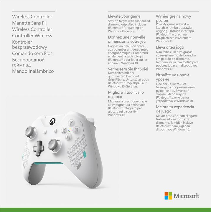 Produktbild Microsoft Xbox Wireless Controller - Sport White SE (Xbox Series X, Xbox One S, Xbox Series S, PC, Xbox One X)