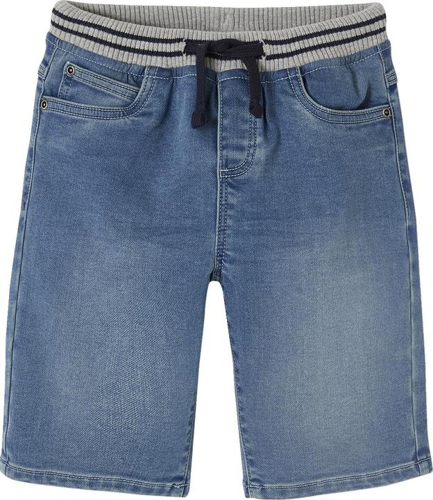 Image du produit Vertbaudet Short garçon à enfiler, look denim (98)
