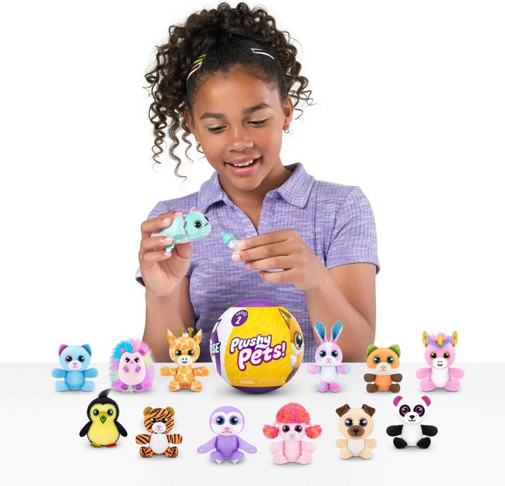 Actual product image Zuru 5 Surprise Plushy Pets Series 2 assorted