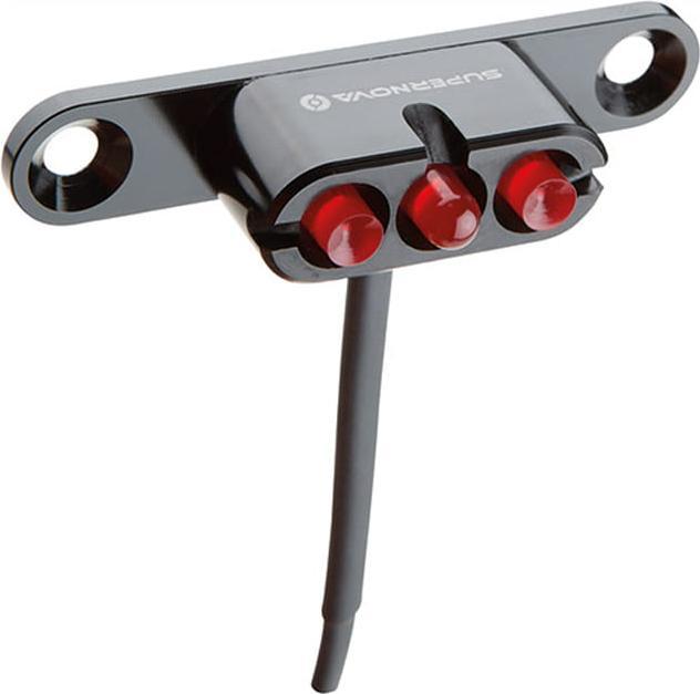 Produktbild Supernova Rücklicht E3 Tail Light-FR 2, 12V, schwarz Kabelausgang nach unten, 1800mm Kabel