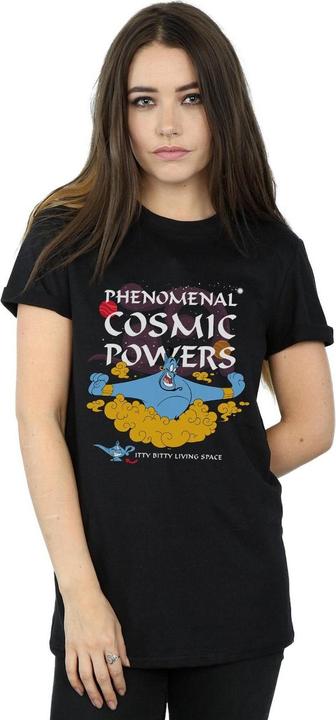 Actual product image Disney Womens/Ladies Aladdin Genie Phenomenal Cosmic Powers Cotton Boyfriend T-Shirt (L)