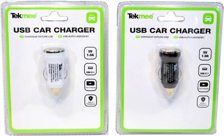 Actual product image Tekmee Charging adapter KFZ USB-A 12V black