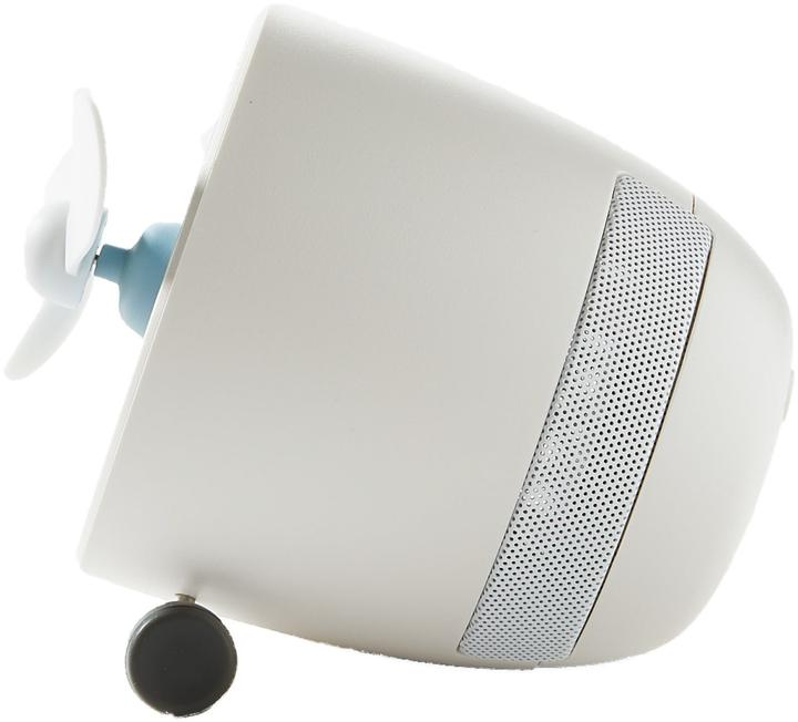 Produktbild NABO SOUND ONE Weiss-Blau Wireless Audio Lautsprecher mit Mini-Ventilator (1 Stk., 3 W)
