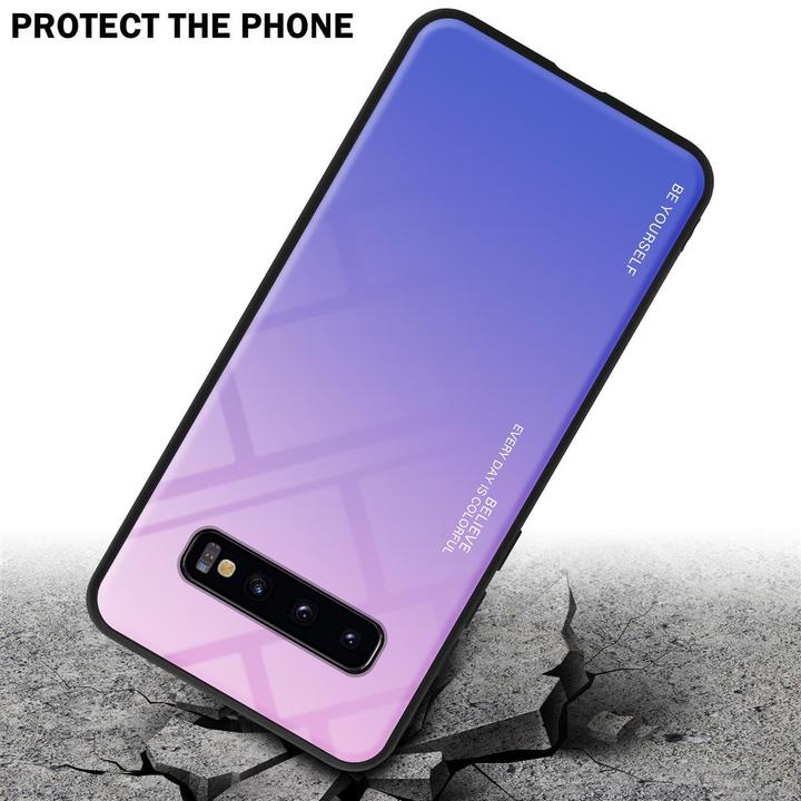 Productafbeelding Cadorabo TPU 2 kleuren glasdekking (Samsung Galaxy S10+)