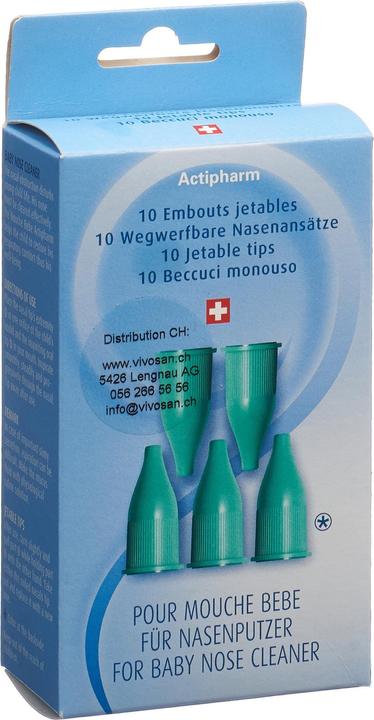 Actual product image Actiopharma 10 approaches to nose wiper