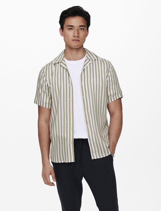 Image du produit Only & Sons Chemise rayée à manches courtes (XL)