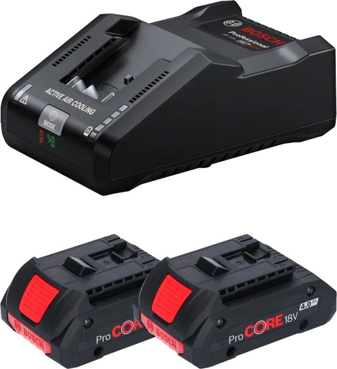 Immagine prodotto Bosch Professional Bosch Starter Set 2x ProCORE 18 V 4.0 Ah Batteria professionale agli ioni di litio ( 2x 1600A016GB (18 V)