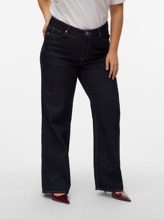 Actual product image Vero Moda VMCTESSA Hohe Taille Weiter Beinschnitt Jeans Weit geschnitten (46)