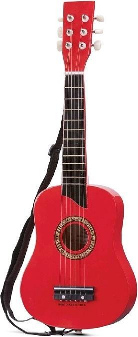 New Classic Toys Red Wood Guitar