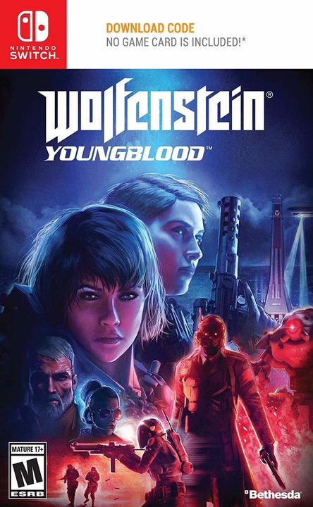 Produktbild Bethesda Wolfenstein: Youngblood (Code in Box) (Import) (Switch Lite, Switch OLED, Switch)