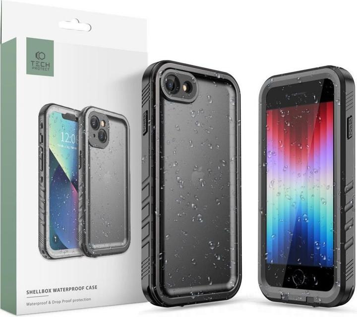 Produktbild Tech Technologie geschützt GEHÄUSE TECHNOLOGIE GESCHÜTZTER KÖRPER IP68 IPHONE 7/8/SE 2020/2022 Schwarz (Apple iPhone 7)