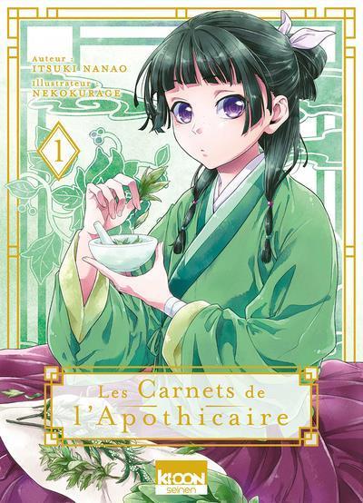 Image du produit Ki-oon Les carnets de l'apothicaire. Tome 1 (Français, Nekokurage, Nanao Itsuki, Shino Touco, 2021)