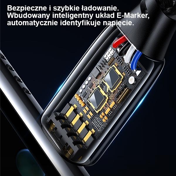 Image du produit Usams Câble de charge type-C vers type-C - noir (2 m, USB 3.1)