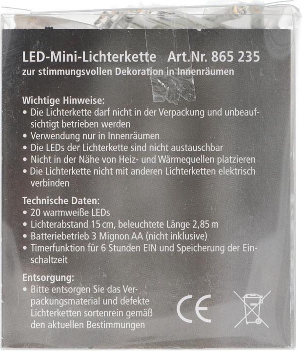 Immagine prodotto EGB Mini luci LED da fata (3.15 m)
