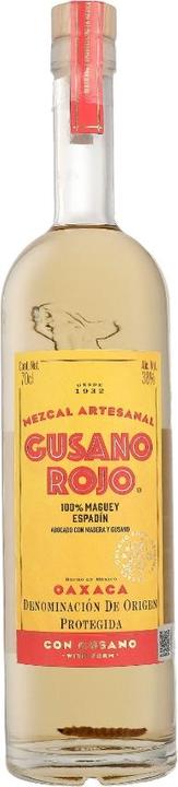 Image du produit Gusano Rojo Mezcal Eau-de-vie d'agave avec vers