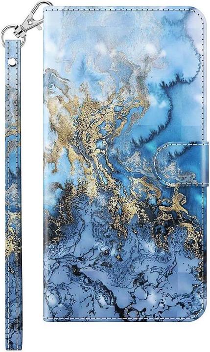 Image du produit Cover-Discount Xiaomi Redmi A2 / A1 - Étui effet paillettes marbre bleu (Xiaomi Redmi A2, KXD A1)
