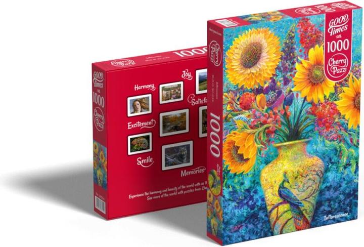 Actual product image Cherry Pazzi Puzzle flowers 1000 pieces (1000 pieces)