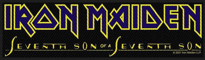 Iron Maiden Siebter Sohn Strip Logo Aufnäher (1 x)