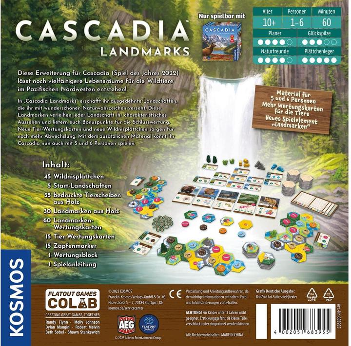 Produktbild Kosmos Cascadia Landmarks (Deutsch)