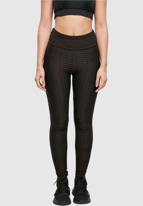 Actual product image Urban Classics Ladies High Waist Honeycomb Leggings - 16533 (M)