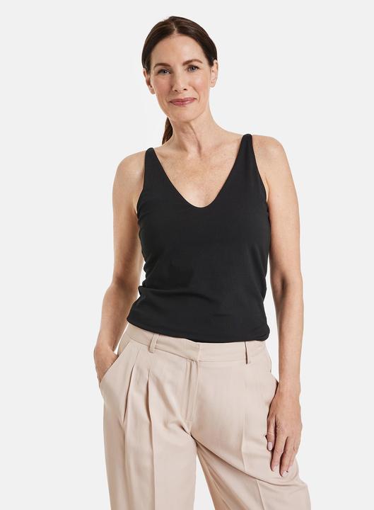 Produktbild Gerry Weber Basic Top mit Rückenausschnitt Top Gewirke (42)