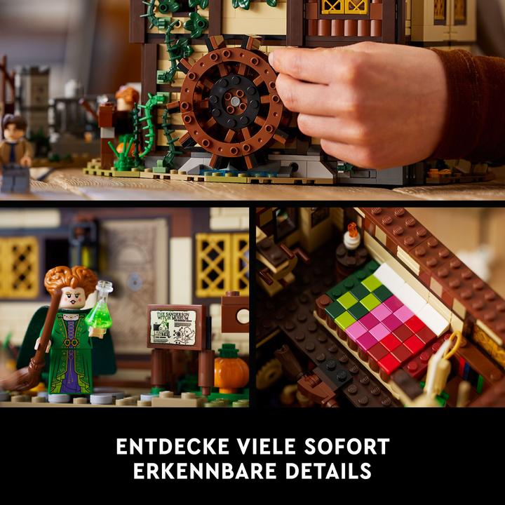 Actual product image LEGO Disney Hocus Pocus: The Sanderson Sisters' Cottage (21341, LEGO Ideas, LEGO Rare Sets)